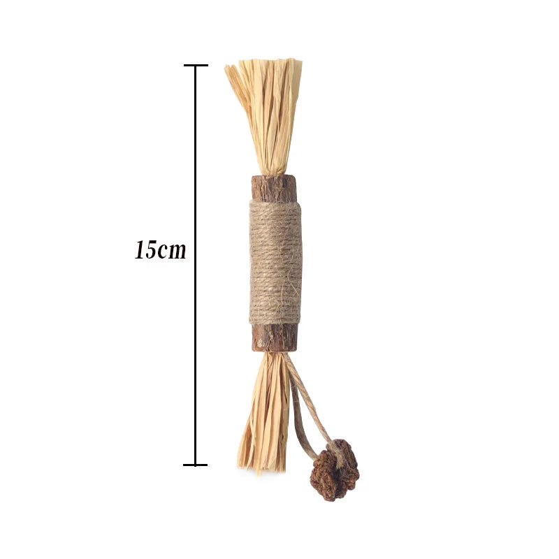 Pawsial™ — Pack de Bâtonnets en Bois Naturel pour Chats