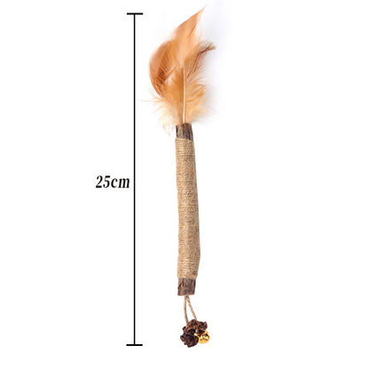 Pawsial™ — Pack de Bâtonnets en Bois Naturel pour Chats