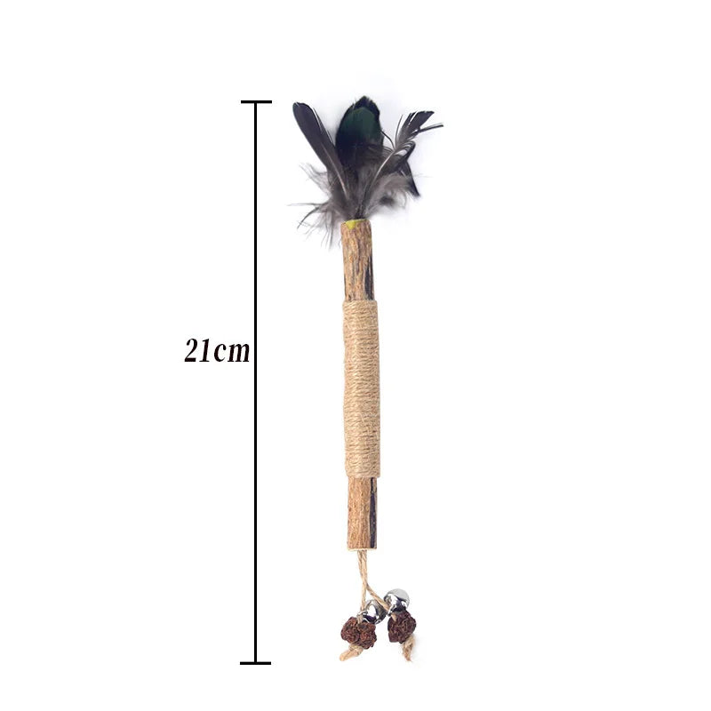 Pawsial™ — Pack de Bâtonnets en Bois Naturel pour Chats