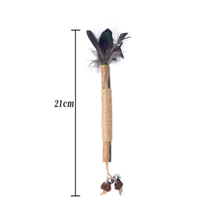 Pawsial™ — Pack de Bâtonnets en Bois Naturel pour Chats